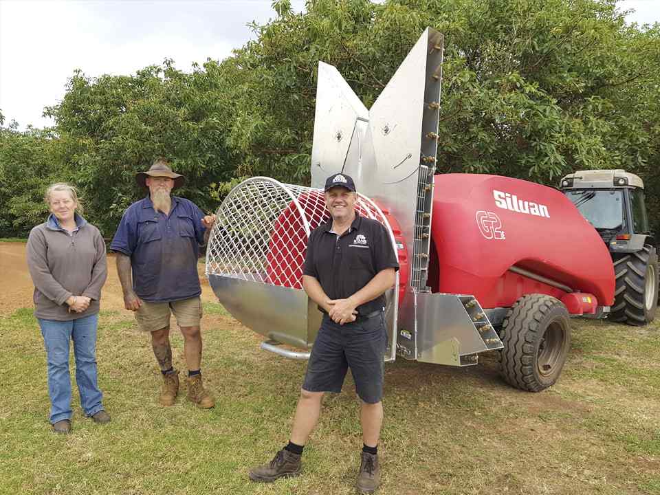 RADAK sprayer in use for Roche Avocados infield, Australia